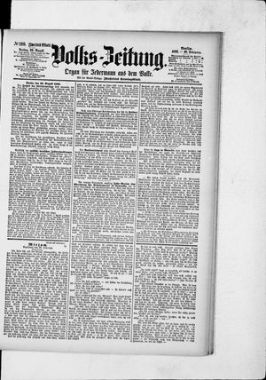 Volks-Zeitung vom 26.08.1892