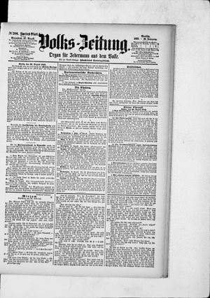 Volks-Zeitung vom 27.08.1892