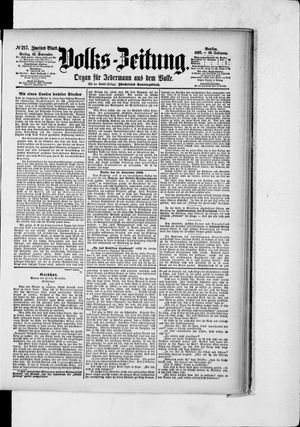 Volks-Zeitung vom 16.09.1892