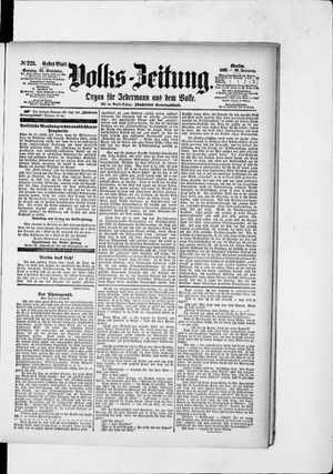 Volks-Zeitung vom 25.09.1892