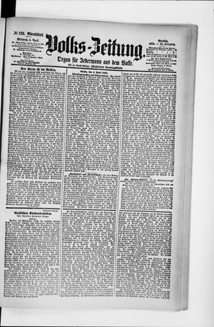 Volks-Zeitung vom 04.04.1894