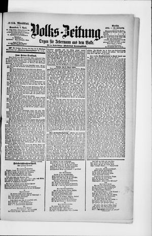 Volks-Zeitung vom 07.04.1894