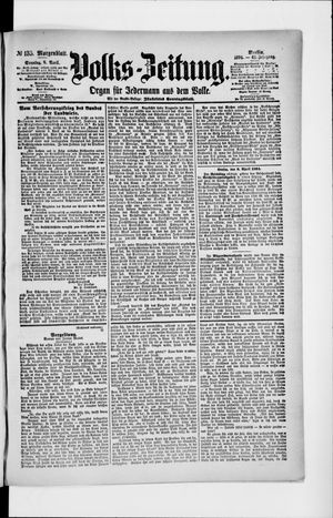 Volks-Zeitung vom 08.04.1894