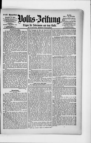Volks-Zeitung vom 10.04.1894