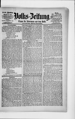 Volks-Zeitung vom 11.04.1894