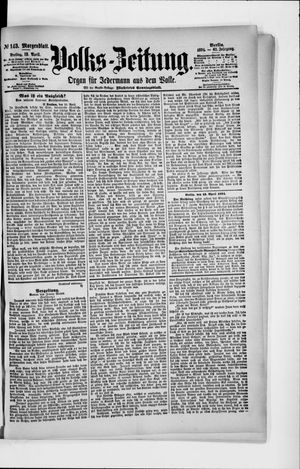 Volks-Zeitung vom 13.04.1894
