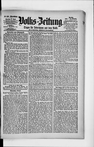 Volks-Zeitung vom 17.04.1894