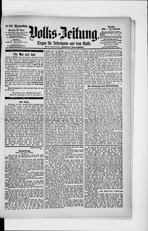 Volks-Zeitung vom 22.04.1894