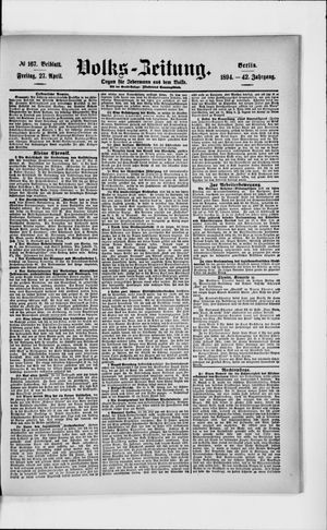 Volks-Zeitung on Apr 27, 1894