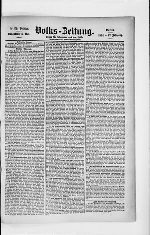 Volks-Zeitung vom 05.05.1894