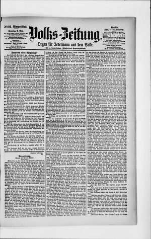 Volks-Zeitung on May 6, 1894