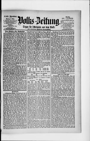 Volks-Zeitung vom 07.05.1894