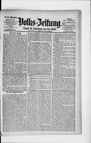 Volks-Zeitung vom 09.05.1894