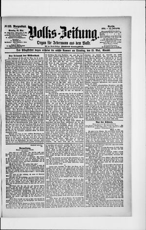 Volks-Zeitung vom 13.05.1894