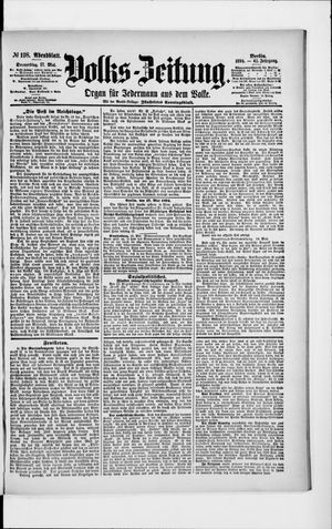 Volks-Zeitung on May 17, 1894