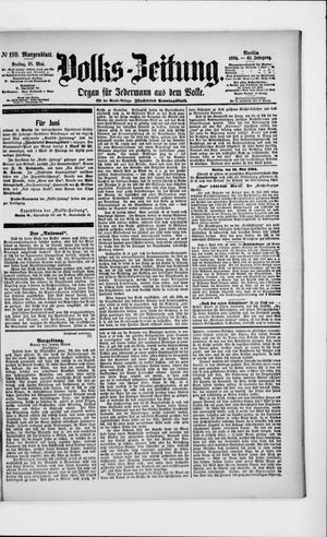 Volks-Zeitung vom 18.05.1894