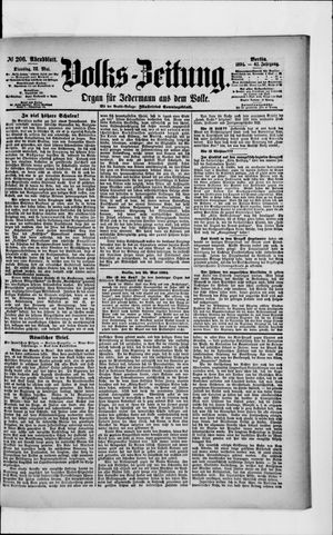 Volks-Zeitung vom 22.05.1894