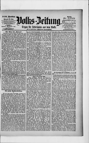 Volks-Zeitung on May 23, 1894