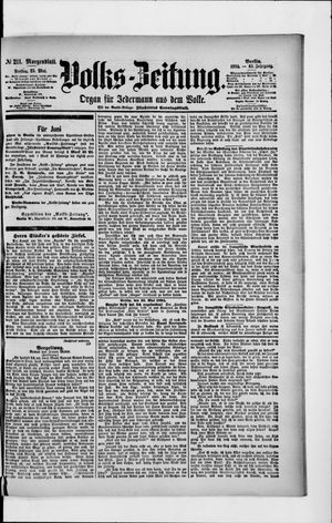 Volks-Zeitung vom 25.05.1894