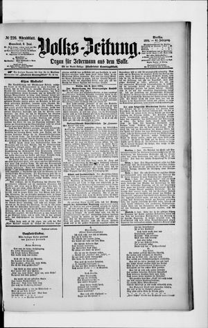 Volks-Zeitung vom 02.06.1894