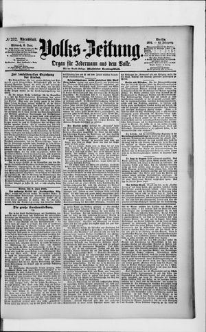 Volks-Zeitung vom 06.06.1894
