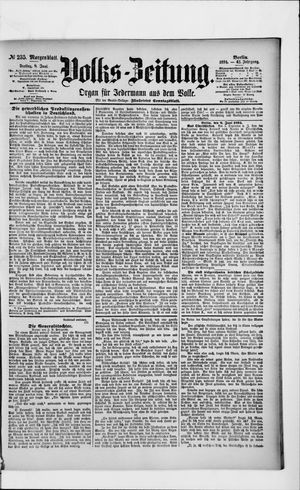 Volks-Zeitung vom 08.06.1894