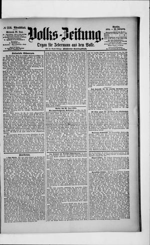 Volks-Zeitung vom 20.06.1894