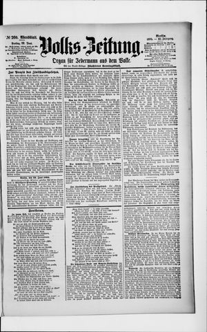 Volks-Zeitung vom 22.06.1894