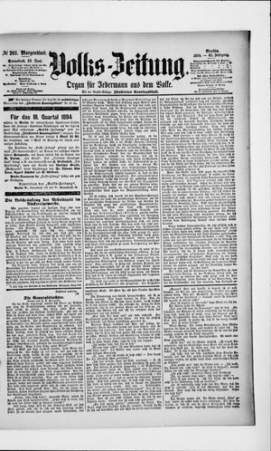 Volks-Zeitung vom 23.06.1894