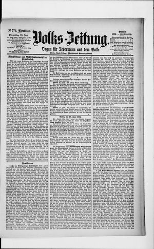 Volks-Zeitung vom 28.06.1894