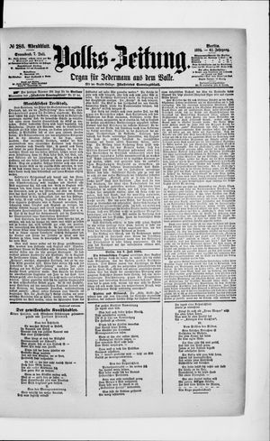 Volks-Zeitung vom 07.07.1894