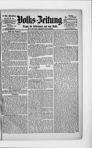 Volks-Zeitung vom 10.07.1894
