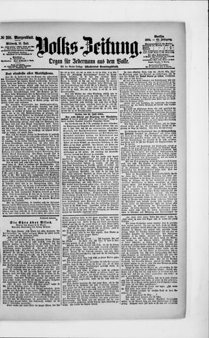 Volks-Zeitung vom 11.07.1894