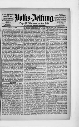 Volks-Zeitung vom 11.07.1894