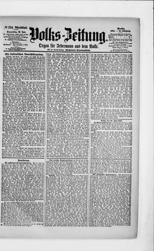 Volks-Zeitung vom 12.07.1894