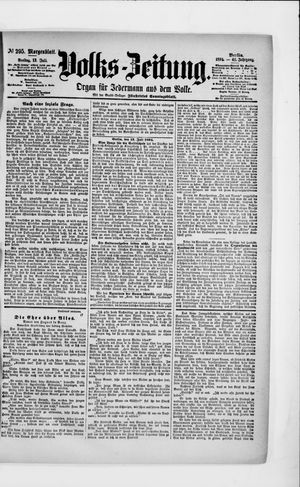 Volks-Zeitung on Jul 13, 1894