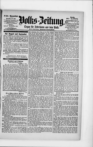 Volks-Zeitung vom 17.07.1894