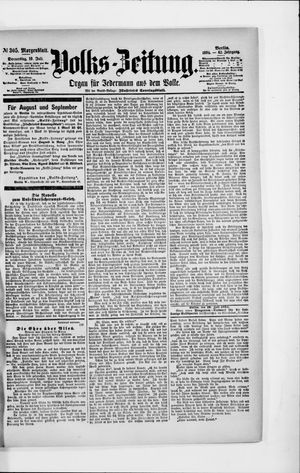 Volks-Zeitung vom 19.07.1894
