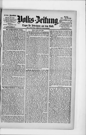 Volks-Zeitung vom 24.07.1894