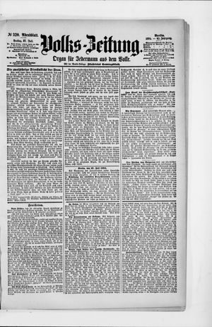Volks-Zeitung vom 27.07.1894