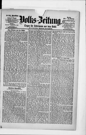 Volks-Zeitung vom 03.08.1894