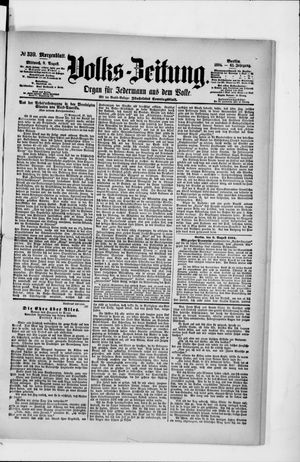 Volks-Zeitung vom 08.08.1894