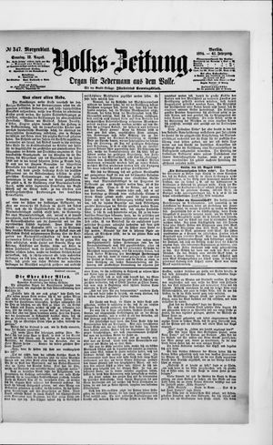 Volks-Zeitung vom 12.08.1894