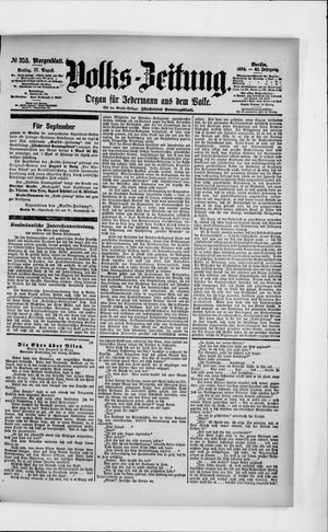Volks-Zeitung vom 17.08.1894