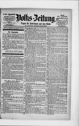 Volks-Zeitung vom 18.08.1894