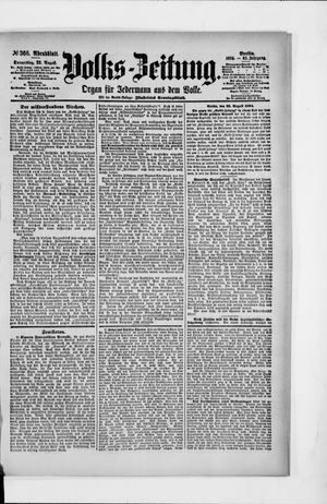 Volks-Zeitung vom 23.08.1894