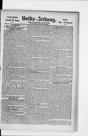 Volks-Zeitung vom 28.08.1894