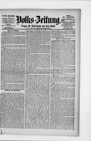 Volks-Zeitung vom 04.09.1894