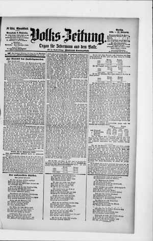 Volks-Zeitung vom 08.09.1894