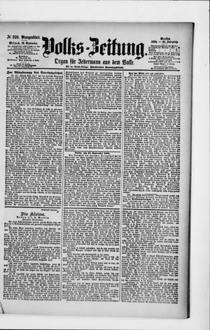 Volks-Zeitung vom 12.09.1894